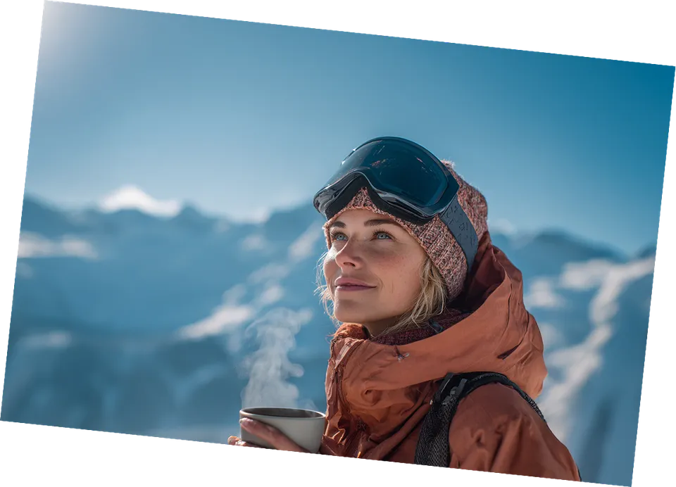Kaffee am Berg